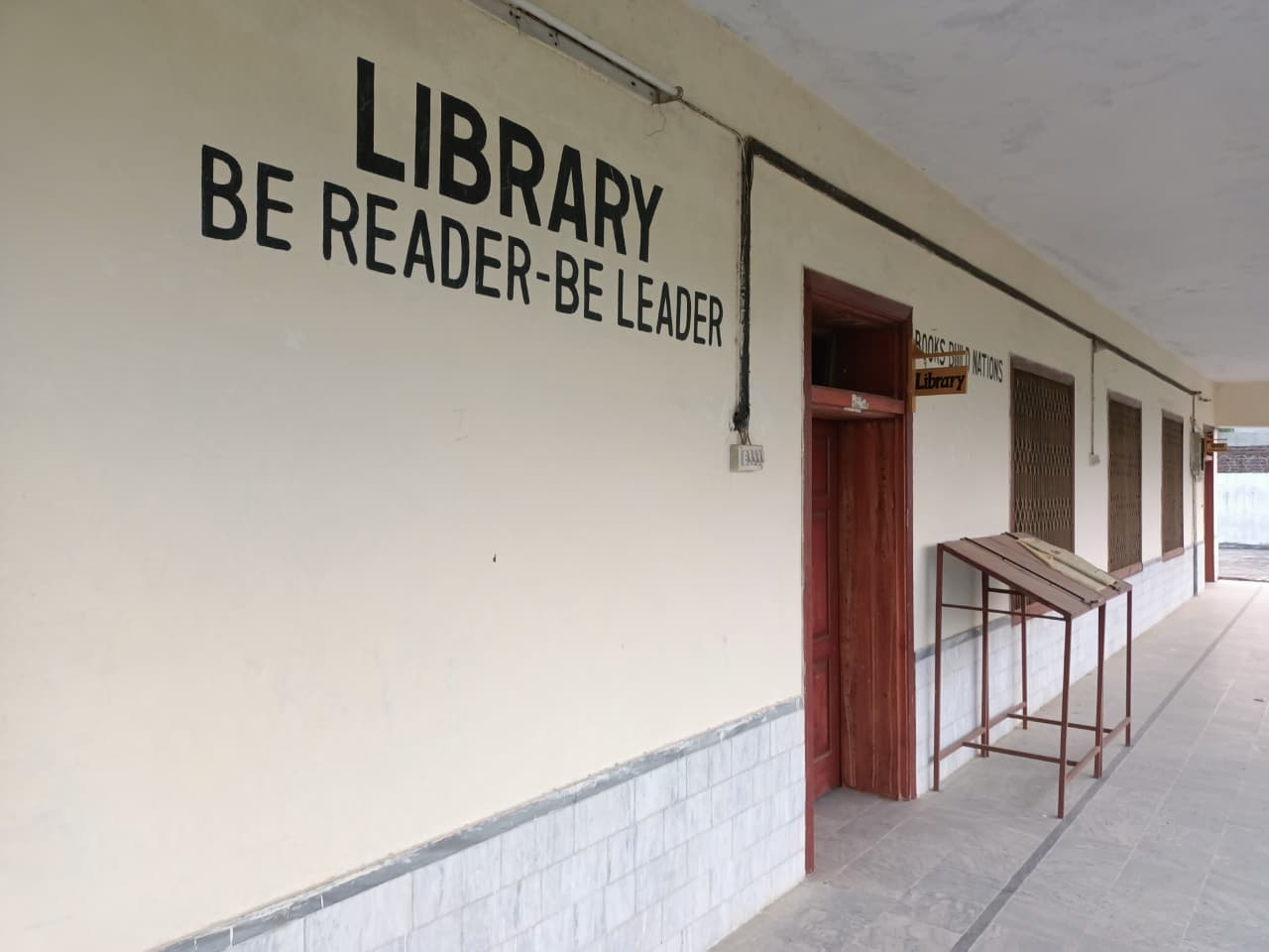 Library entrance